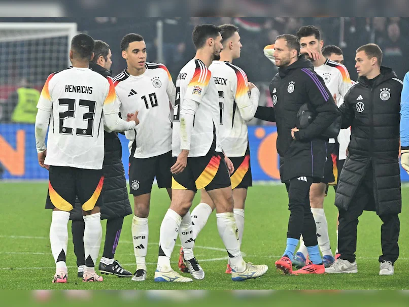 The Nations League group stage ended dramatically with late goals and surprises across multiple groups. Germany finished their campaign with a 1-1 draw against Hungary, where Dominik Szoboszlai's 99th-minute penalty secured a point for the hosts. Meanwhile, the Netherlands were also held to a 1-1 draw by Bosnia and Hercegovina.