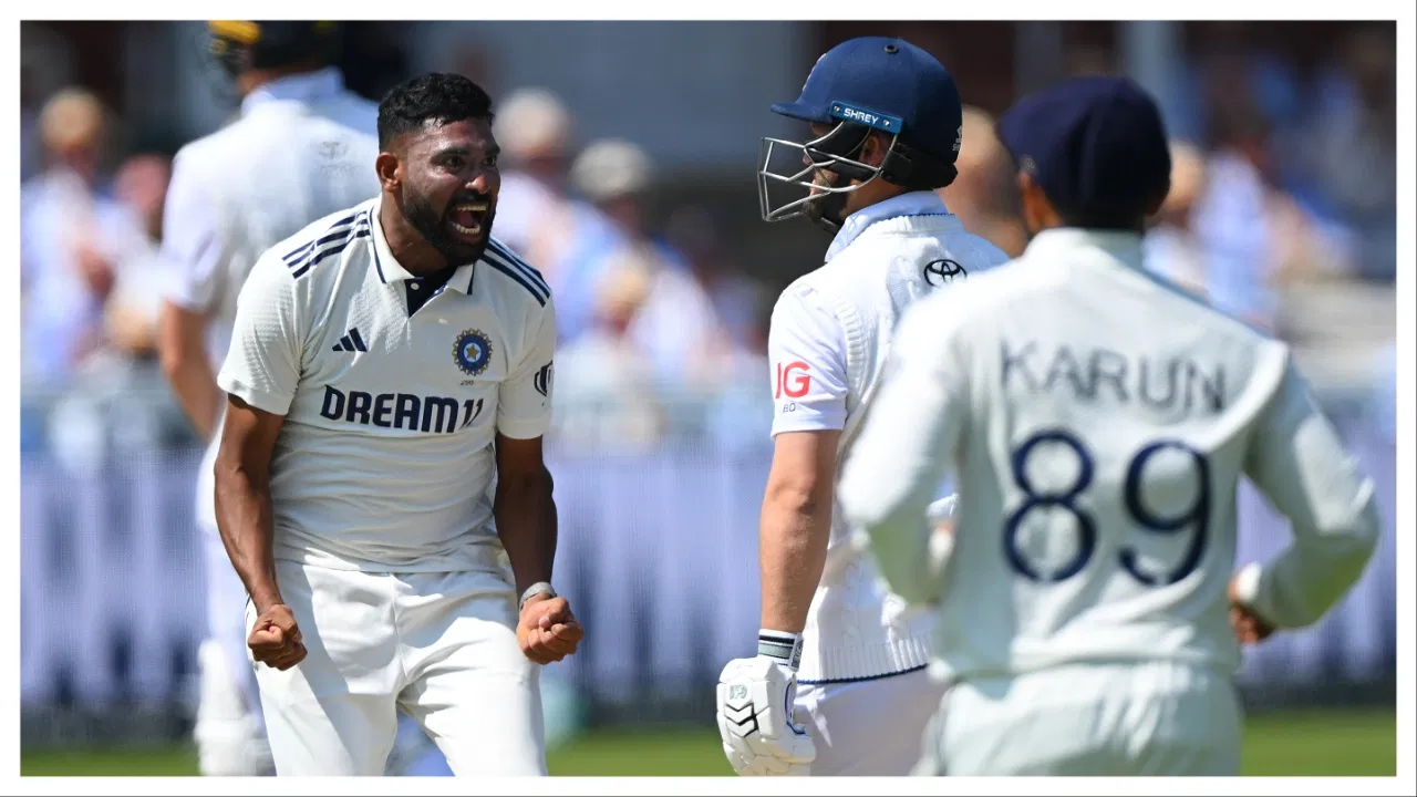 IND vs ENG 3rd Test: Mohammed Siraj Fined for Aggressive Send-Off to Ben Duckett